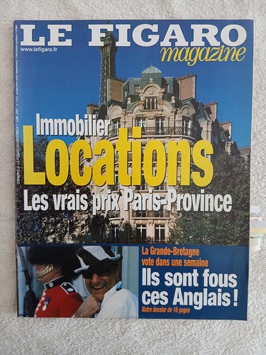 Figaro magazine 2001 - figaro,