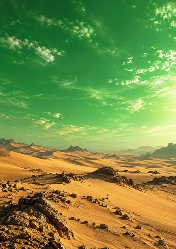 Art print desert - print,