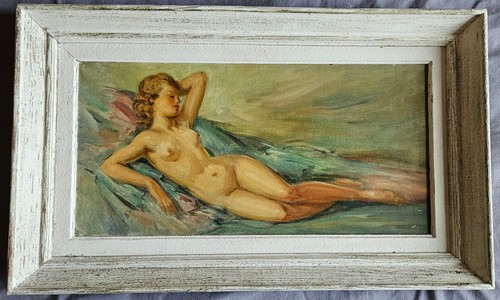 Tableau huile sur - , toile