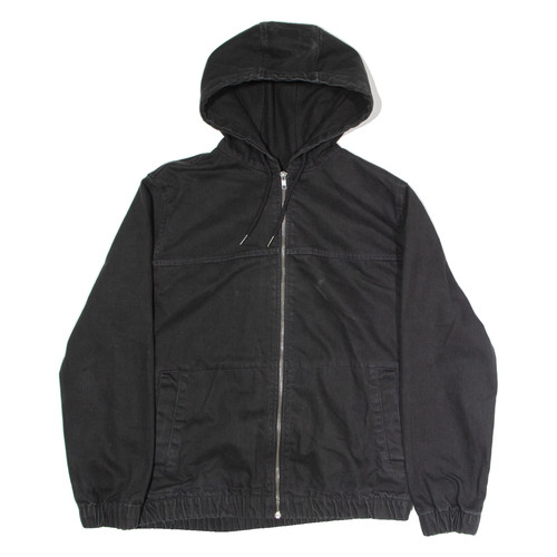 Veste noire capuche - veste,