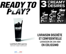 Lubrifiant Gel Intime Aspect Sperme Filant Vaginal Anal à Base d'Eau Végan - FR