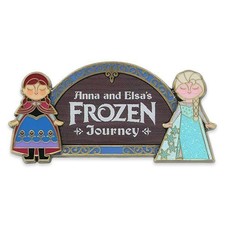 Badge épingle Japon Tokyo Disney Resort Anna et Elsa Frozen Journey Fantasy S...