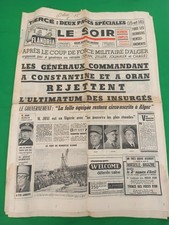 Le Soir Vieux journal guerre