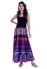 Jupe Haute Taille Pour Femmes Motif Mandala Jupe En Coton Mode Indienne