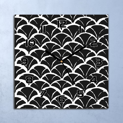 Horloge murale verre - horloge, en