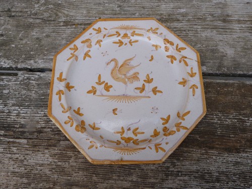 Assiette ancienne faience - assiette,