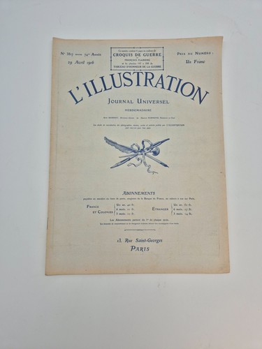 Illustration avril 1916 - avril,