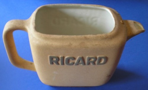 Pot eau publicitaire ricard - pot,