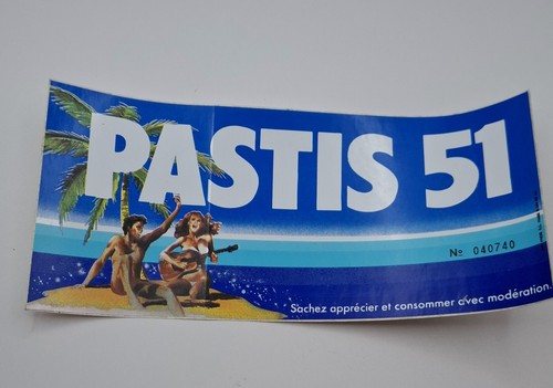 Autocollant pastis vintage - autocollant, 51