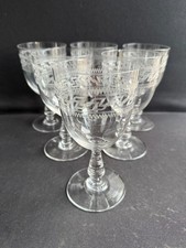 6 verres à eau Baccarat