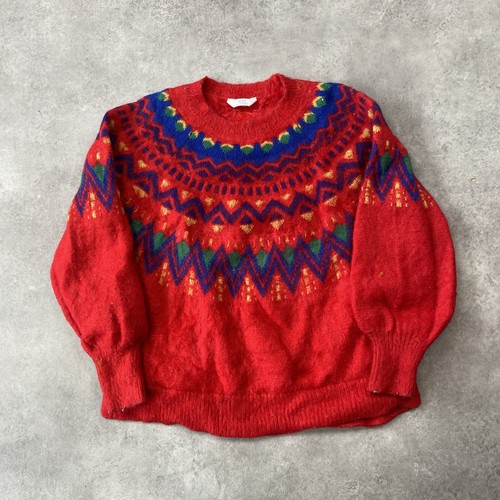 Pull norvégien vintage femme