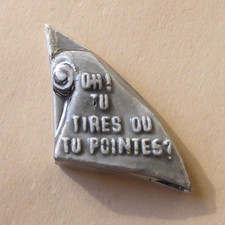 Fève perso MH 2009 - Puzzle Boule de Pétanque : Tu tires ou tu pointes ?