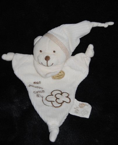 Doudou compagnie ours - doudou, plat