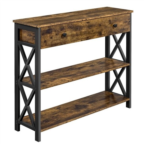 Table console bois et - table,