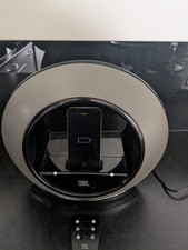 JBL STATION AUDIO RADIAL MICRO NOIR DOCK POUR APPLE IPOD ALIM & TELECOMMANDE