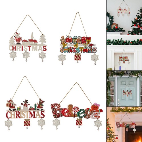 Panneau noël bois à - panneau,
