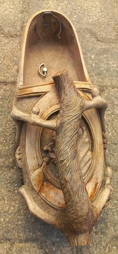 Porte bouteille bois - , sculpté