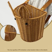 Panier à dos tissé pour