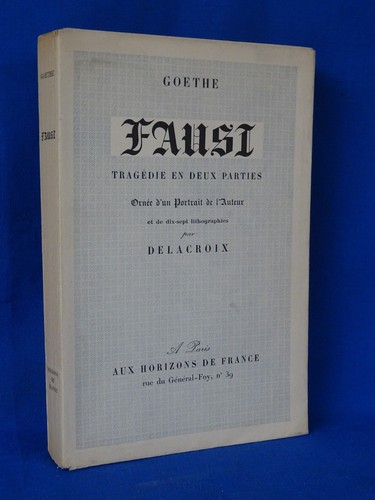 Goethe faust 1942 - goethe,