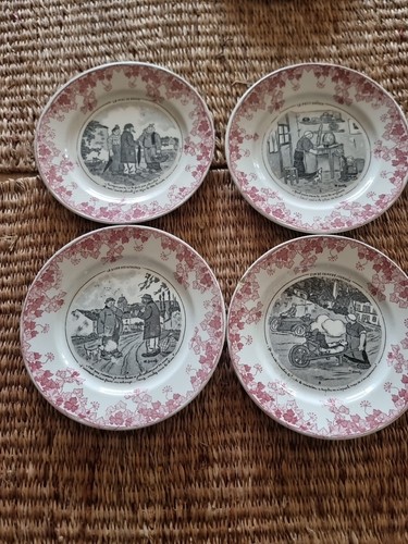Lot assiettes parlantes - lot,