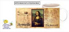 mug tasse céramique léonard de vinci personnalisable  réf 378