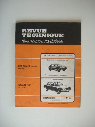 Revue technique rta renault - revue,