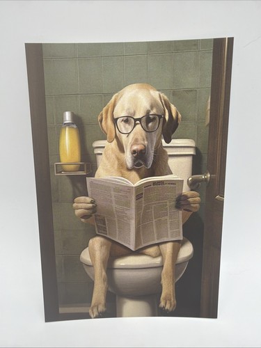 Affiche humoristique chien - humoristique,