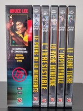 Coffret 5 DVD Bruce Lee "30è anniversaire" et 5 dvd Jackie Chan, en bon état.