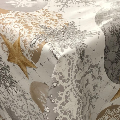 Toile cirée nappe noël - toile,