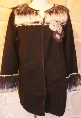Manteau neuf noir marque