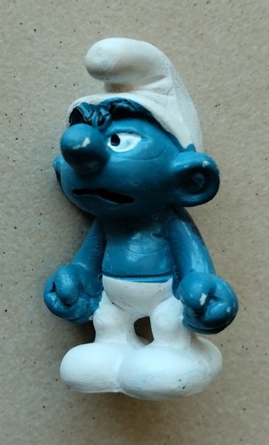 Figurine schtroumpf grognon - figurine,
