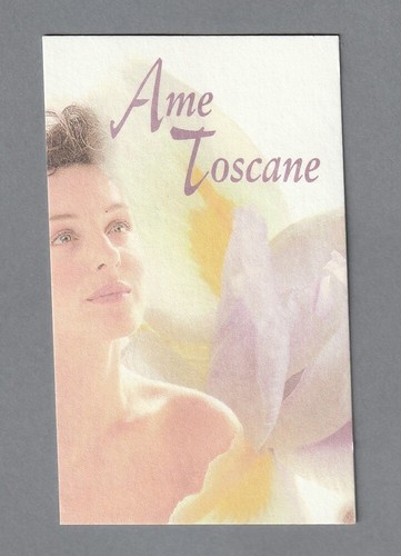 Advertising card ame toscane - advertising,