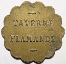 NECESSITE 21 - NOIROT-CARRIERE (?) : 40 CENTIMES TAVERNE FLAMANDE