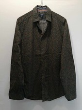 Chemise noire à motifs coton slim fit T36 Kiabi (4408042)