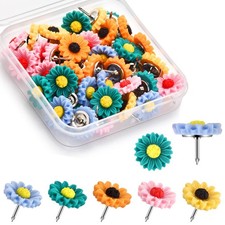 40Pcs Push Pins, Thumb Tacks