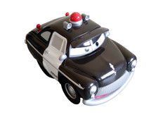 Sheriff Grande Voiture 15cm Disney Cars PVC Roues Entraînantes Noir Blanc OK
