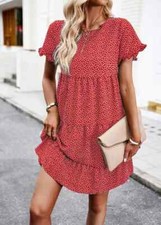 Robe Femme Court Élégant