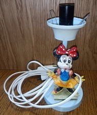 Lampe Walt Disney Productions Minnie Vintage Italy A-11 no Mickey Donald Dingo