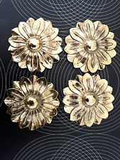 4 rosaces laiton bronze massif  ferronnerie escalier lit miroir mobilier autre