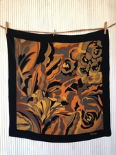 Foulard Carré de Soie Esterel Vintage (FO089)