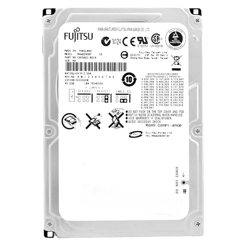 Disque dur fujitsu mhw2040at - disque,