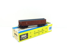 PIKO WAGON TOMBEREAU A BORDS