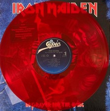 Iron Maiden No Prayer For The Dying - Limited Red Blood LP 1990 Epic 46905 - US