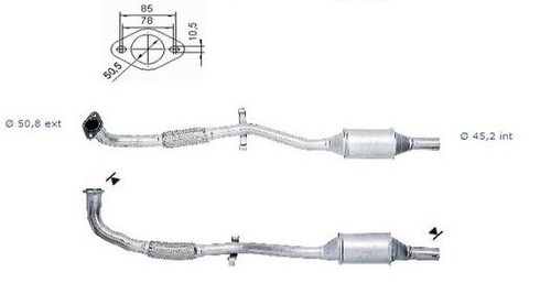 Catalyseur neuf opel corsa - neuf,