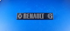 Sigle monogramme arrière RENAULT R6 NEUF d'origine