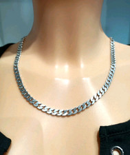 Ancienne Grosse Chaîne En Argent Massif.