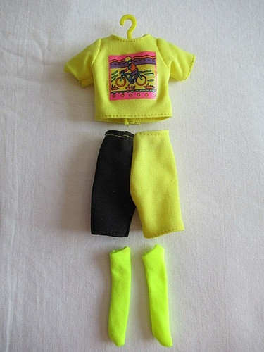 Barbie tenue cycliste et - barbie, de