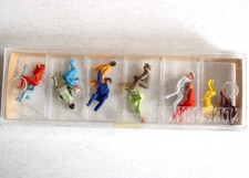 FLEISCHMANN 6470 HO 12 FIGURINE PERSONNAGE, VOYAGEUR ASSIS HOMME FEMME PASSANT