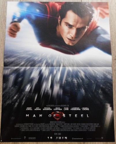 Man steel affiche original - steel,