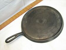Vintage Wagner Ware Cast Iron 10" Pancake Breakfast Griddle No. 9 Pan Sidney